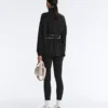 Chaqueta larga con ribetes y modal Soft Touch