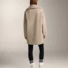 Chaqueta larga de imitación de piel de oveja Chaqueta larga de imitación de piel de oveja