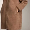 Chaqueta larga de imitación de piel de oveja Chaqueta larga de imitación de piel de oveja
