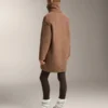 Chaqueta larga de imitación de piel de oveja Chaqueta larga de imitación de piel de oveja