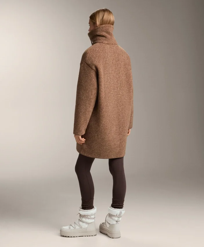 Chaqueta larga de imitación de piel de oveja Chaqueta larga de imitación de piel de oveja