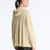 Chaqueta larga de punto con capucha Chaqueta larga de punto con capucha
