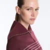 Chaqueta larga de rayas marineras con modal Soft Touch