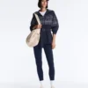 Chaqueta larga de rayas marineras con modal Soft Touch