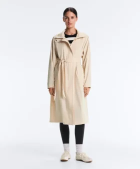 Chaqueta larga extra ligera e impermeable 10K