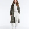 Chaqueta larga extra ligera e impermeable 10K