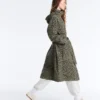 Chaqueta larga extra ligera e impermeable 10K
