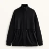 Chaqueta larga Soft Touch con modal y bolsillos Chaqueta larga Soft Touch con modal y bolsillos