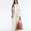 Chaqueta larga Soft Touch con modal y bolsillos Chaqueta larga Soft Touch con modal y bolsillos
