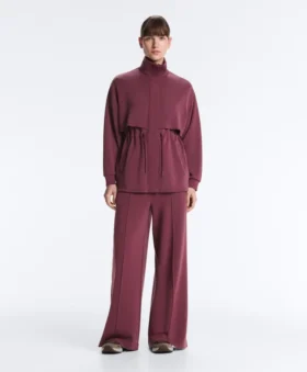 Chaqueta larga Soft Touch con modal y bolsillos