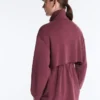 Chaqueta larga Soft Touch con modal y bolsillos Chaqueta larga Soft Touch con modal y bolsillos