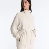 Chaqueta larga Soft Touch con modal y bolsillos Chaqueta larga Soft Touch con modal y bolsillos