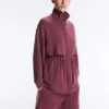 Chaqueta larga Soft Touch con modal y bolsillos Chaqueta larga Soft Touch con modal y bolsillos