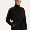 Chaqueta larga Soft Touch con modal y bolsillos Chaqueta larga Soft Touch con modal y bolsillos