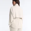 Chaqueta larga Soft Touch con modal y bolsillos Chaqueta larga Soft Touch con modal y bolsillos