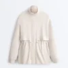 Chaqueta larga Soft Touch con modal y bolsillos Chaqueta larga Soft Touch con modal y bolsillos