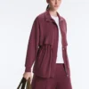 Chaqueta larga Soft Touch con modal y bolsillos Chaqueta larga Soft Touch con modal y bolsillos