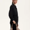 Chaqueta larga Soft Touch con modal y bolsillos Chaqueta larga Soft Touch con modal y bolsillos