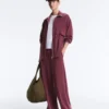 Chaqueta larga Soft Touch con modal y bolsillos Chaqueta larga Soft Touch con modal y bolsillos