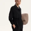 Chaqueta larga Soft Touch con modal y bolsillos Chaqueta larga Soft Touch con modal y bolsillos