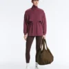 Chaqueta larga Soft Touch con modal y bolsillos Chaqueta larga Soft Touch con modal y bolsillos