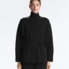 Chaqueta larga tipo utilitaria con modal Soft Touch Chaqueta larga tipo utilitaria con modal Soft Touch