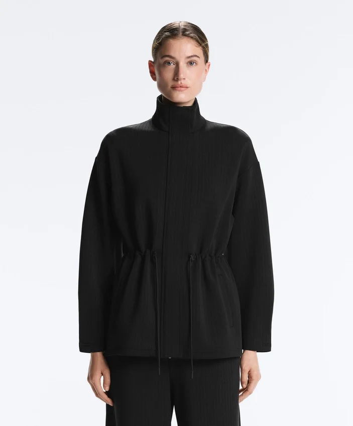 Chaqueta larga tipo utilitaria con modal Soft Touch Chaqueta larga tipo utilitaria con modal Soft Touch