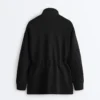 Chaqueta larga tipo utilitaria con modal Soft Touch Chaqueta larga tipo utilitaria con modal Soft Touch