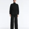 Chaqueta larga tipo utilitaria con modal Soft Touch Chaqueta larga tipo utilitaria con modal Soft Touch