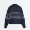 Chaqueta marinera a rayas Soft Touch con modal Chaqueta marinera a rayas Soft Touch con modal