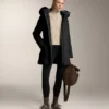 Chaqueta midi acolchada con Primaloft® repelente al agua