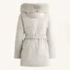 Chaqueta midi acolchada con Primaloft® repelente al agua