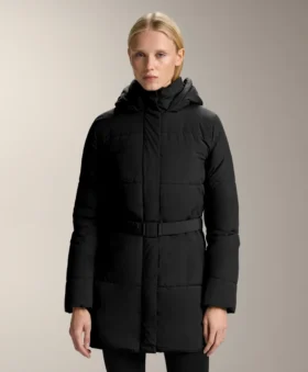 Chaqueta midi acolchada con Primaloft® repelente al agua
