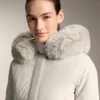 Chaqueta midi acolchada con Primaloft® repelente al agua