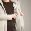Chaqueta midi acolchada con Primaloft® repelente al agua