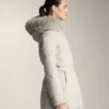 Chaqueta midi acolchada con Primaloft® repelente al agua