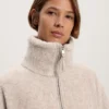 Chaqueta oversize de imitación de piel de oveja