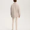 Chaqueta oversize de imitación de piel de oveja