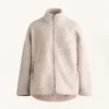 Chaqueta oversize de imitación de piel de oveja