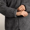 Chaqueta oversize de imitación de piel de oveja con capucha forrada de piel sintética Chaqueta oversize de imitación de piel de oveja con capucha forrada de piel sintética