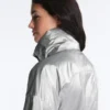 Chaqueta repelente al agua con efecto metálico Chaqueta repelente al agua con efecto metálico