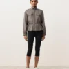 Chaqueta sahariana a rayas