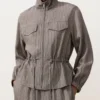 Chaqueta sahariana a rayas