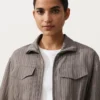 Chaqueta sahariana a rayas