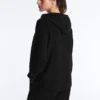 Chaqueta Soft Touch con capucha de tacto suave y modal Chaqueta Soft Touch con capucha de tacto suave y modal