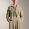 Chaqueta Soft Touch con cinturón de tacto suave y modal Chaqueta Soft Touch con cinturón de tacto suave y modal