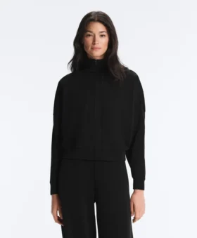 Chaqueta Soft Touch de modal suave con dobladillo