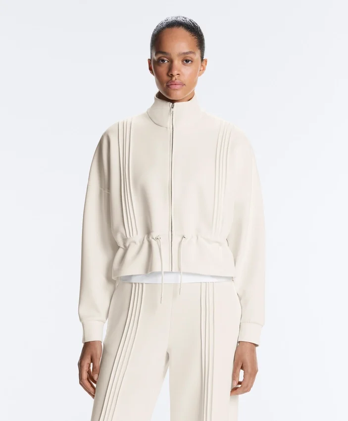 Chaqueta Soft Touch de modal suave con ribete Chaqueta Soft Touch de modal suave con ribete