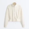 Chaqueta Soft Touch de modal suave con ribete Chaqueta Soft Touch de modal suave con ribete