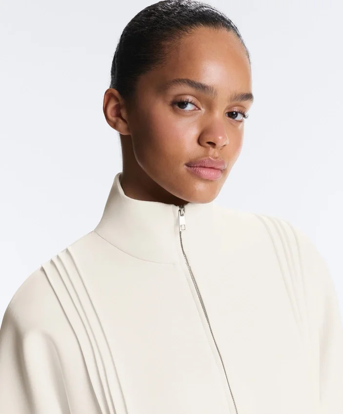 Chaqueta Soft Touch de modal suave con ribete Chaqueta Soft Touch de modal suave con ribete